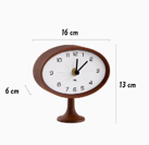 Tall Oval Table Clock