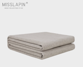Solid Woolen Gray Blanket