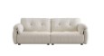 Christina Cream Scratch-Resistant Fabric Sofa