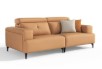 Nolmir Brown Leather Sofa