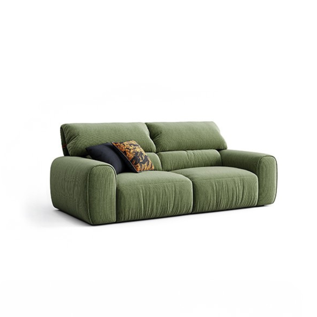 Nathanael Green Fabric Sofa 
