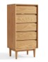 Nore Solid Wood Side Cabinet 