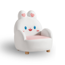 Animal White Fabric Kid's Sofa