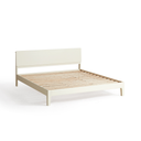 Pure White Solid Wood Bed 