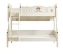 Nyvaris White Solid Wood Bunk Bed 