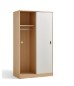 Oniro White Melamine Wardrobe Cabinet  