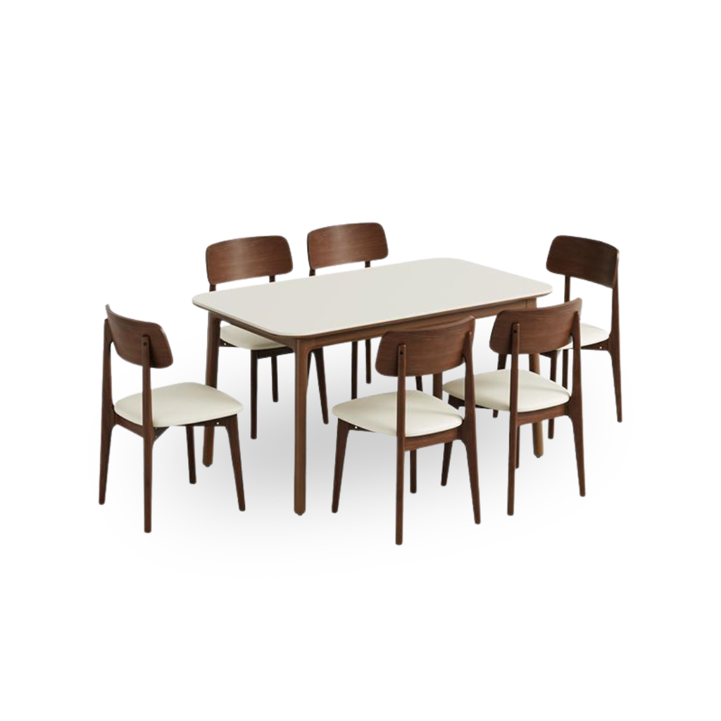 Valerie Walnut Dining Table