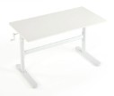 Pacey White Carbon Steel Study Desk 