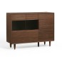 Porter Walnut Melamine Side Cabinet