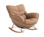 Noriah Pet-Friendly Leather Rocking Chair 