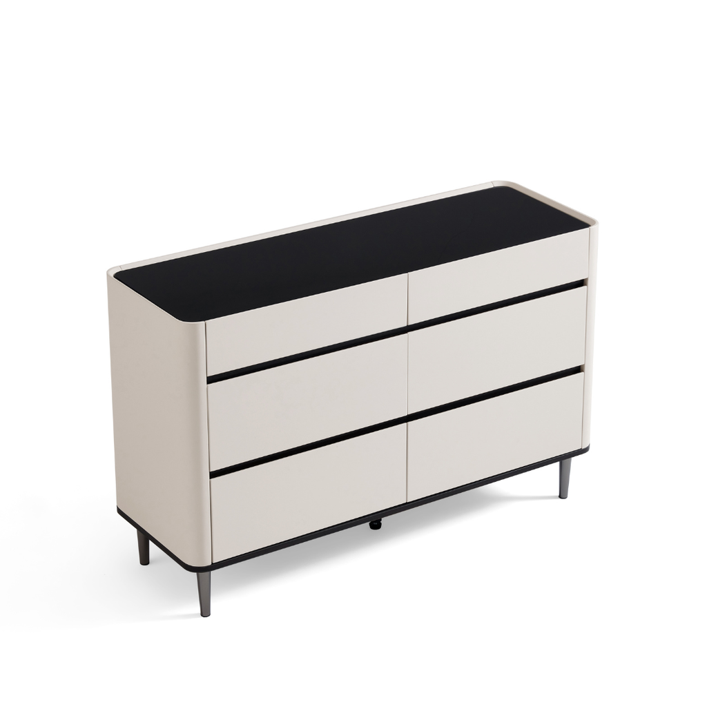 Liam Melamine 6-Drawer Cabinet