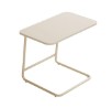 Ogie Cream Sintered Stone Side Table