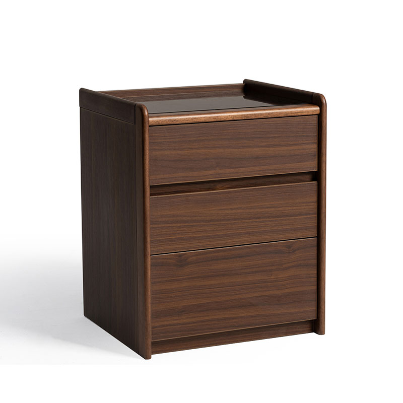 Ollie Melamine 3-Drawer Bedside Table