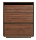 Pascal Walnut Melamine Side Cabinet 
