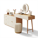 Chelsea Melamine Dressing Table Set with Stool  