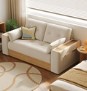 Nerisse White Fabric Sofa