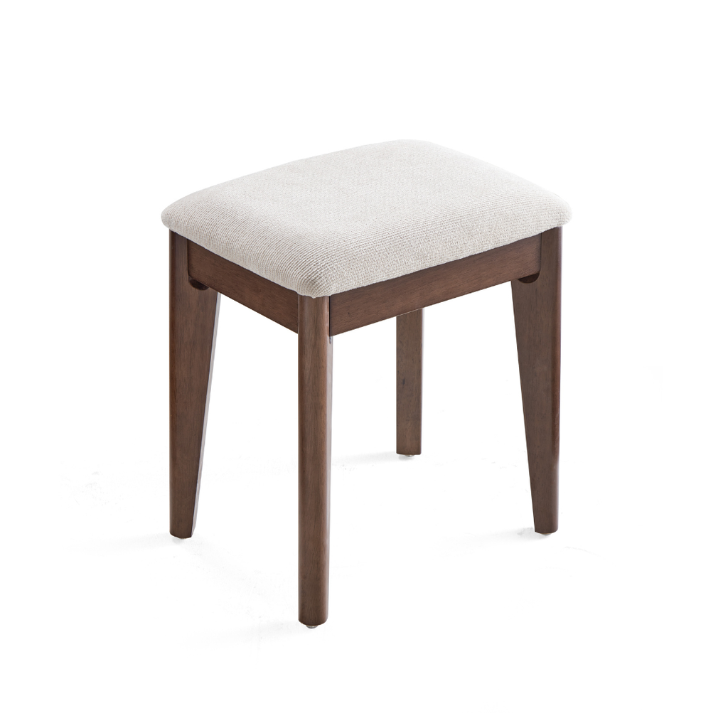 Stevie Solid Wood Dining Stool Chair (2pcs) 