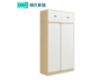 Marthy Wood Melamine Wardrobe Cabinet 