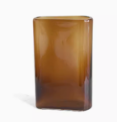Amber Glass Vase 