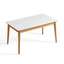 Mark Solid Wood Dining Table 