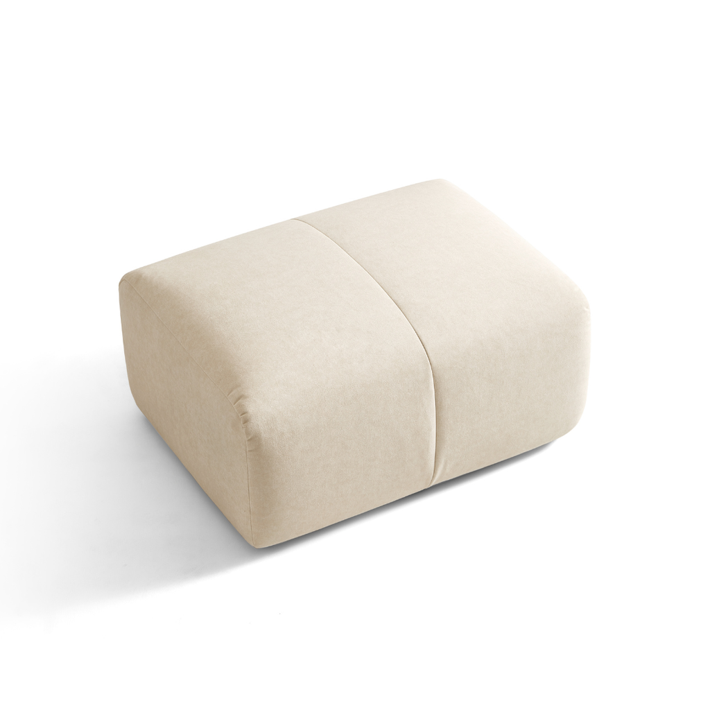 Leo White Ottoman