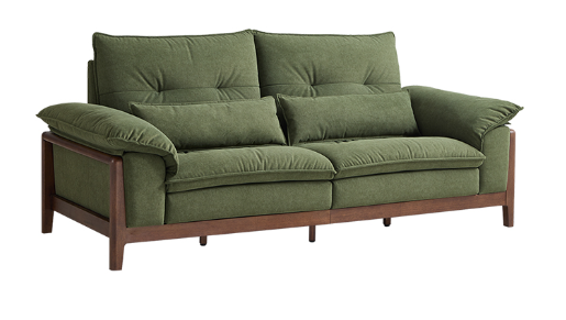Anya Walnut Solid Wood Sofa