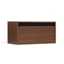 Royce Single-Drawer Walnut Cabinet