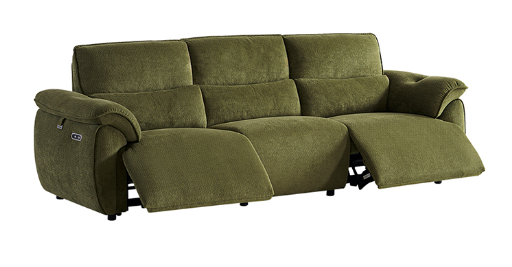 Kenzo Green Electric Reclining Sofa