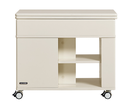 Kai White Height-Adjustable Side Table