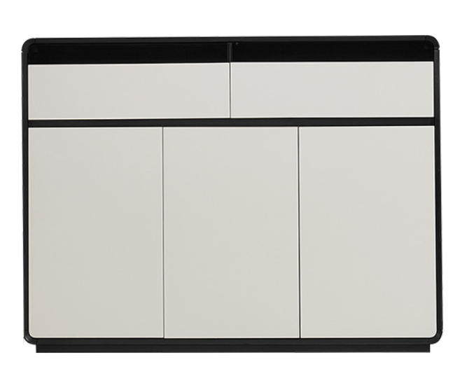  Reed 1.2 Melamine Gray Side Cabinet