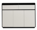  Reed 1.2 Melamine Gray Side Cabinet