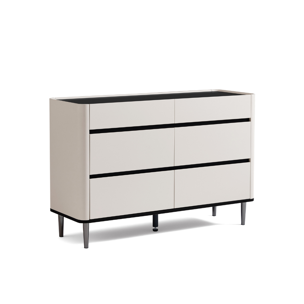 Zo Gray 6-Drawer Cabinet 