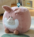 Bugs Pink Rabbit Pouf 