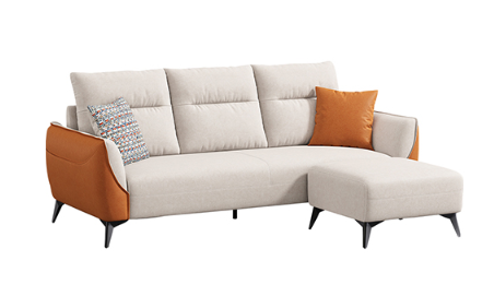 Baus White Scratch-Resistant Sofa