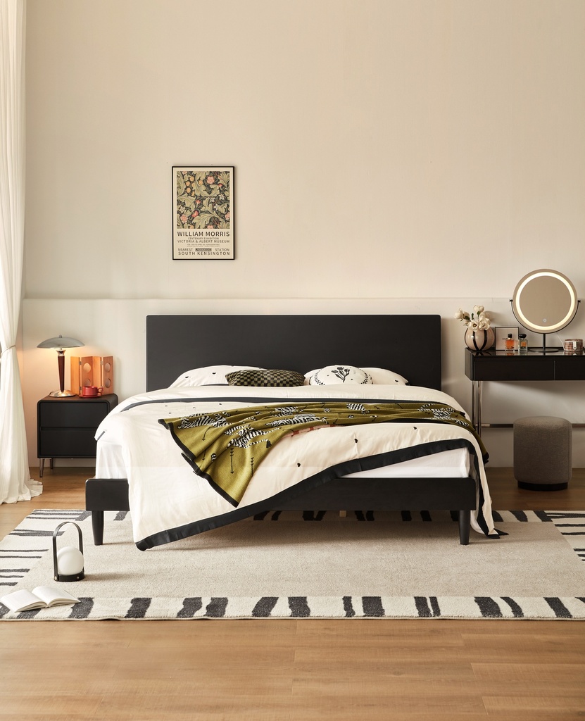 [CC1A-A] Elaina Bed with Headboard
