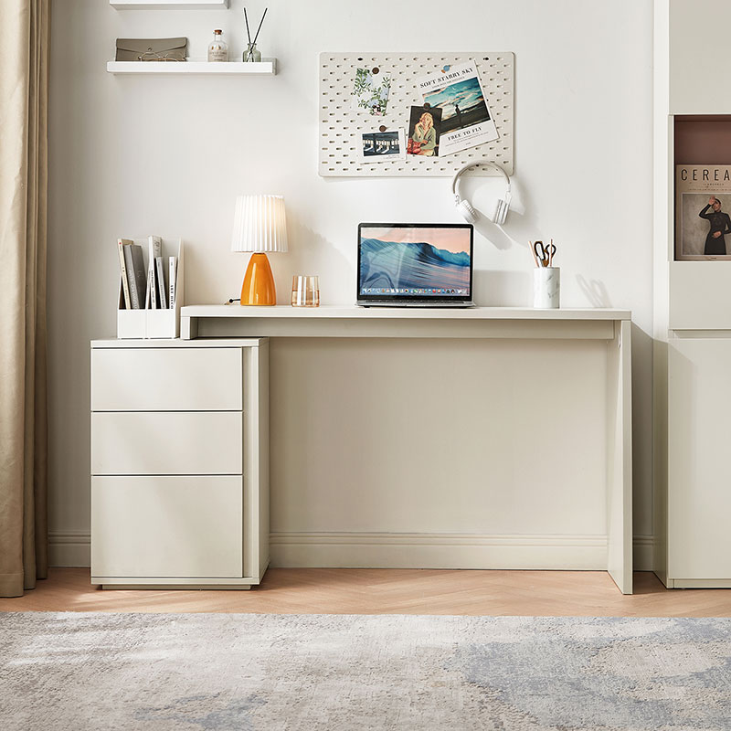 [LS02ZHOI2E001] Freida 3-Drawer Cabinet with Desk