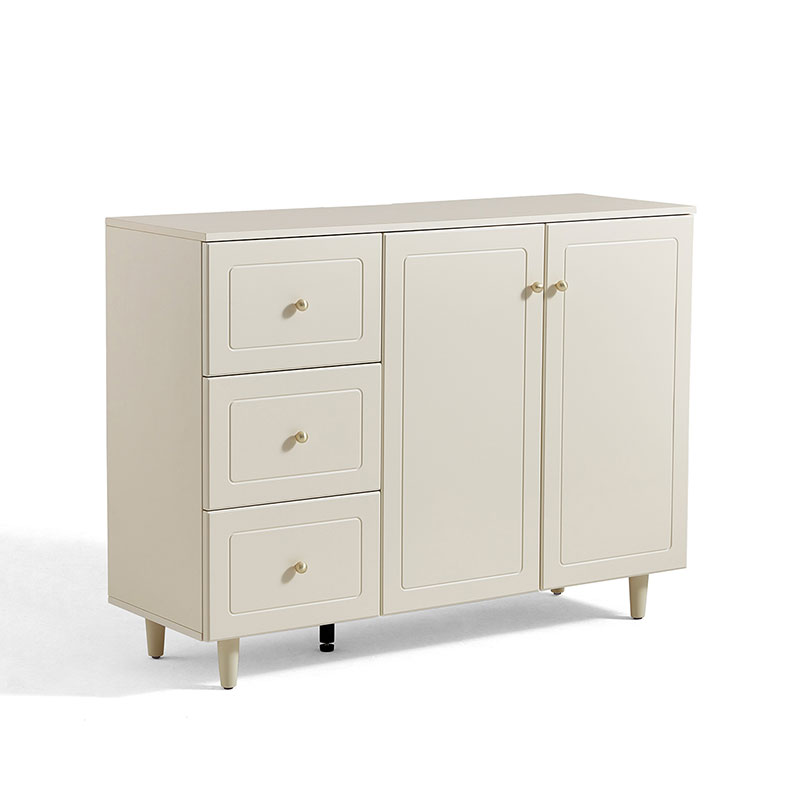 [LSC23BG008150] Flora Cream Melamine Side Cabinet