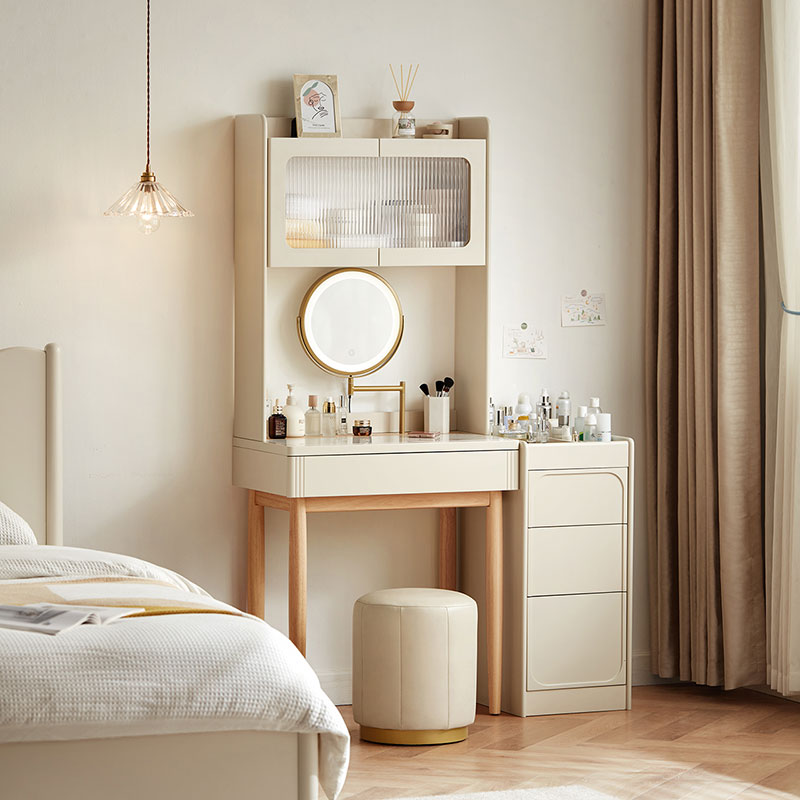 [NU1C-B] Forrest Dressing Table with Cabinet