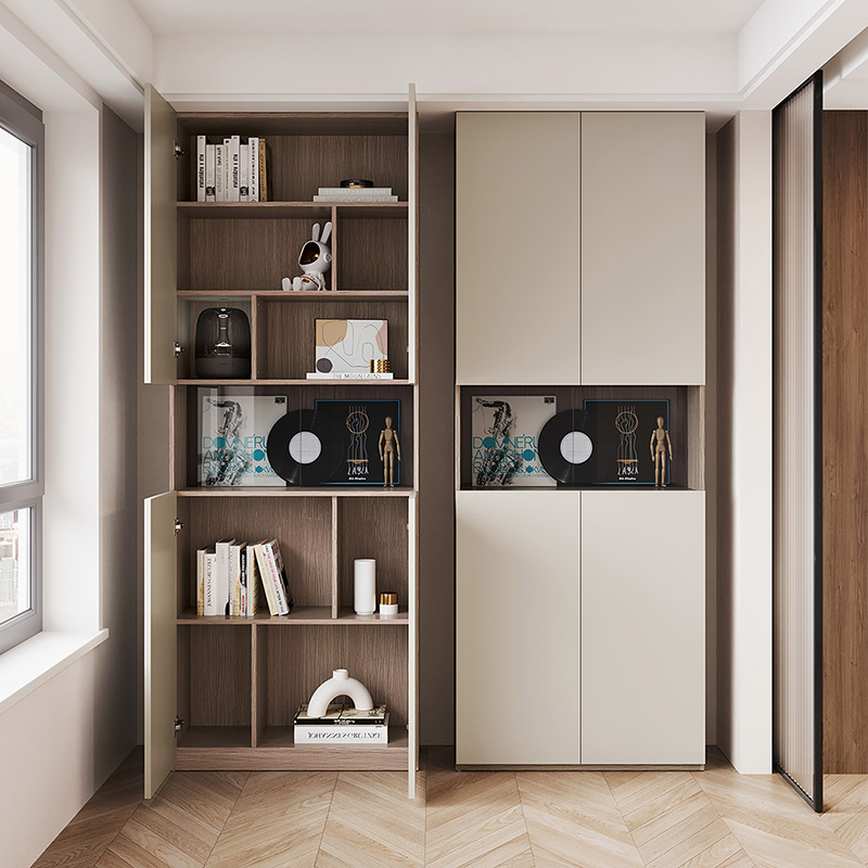 Fabiënne 2-Door Bookcase with Storage