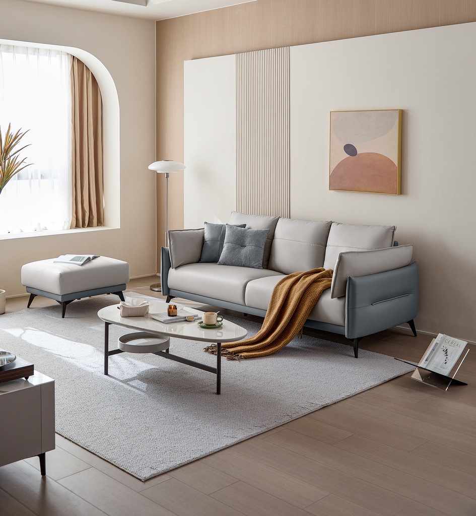 Helen 4-Seater Sofa with Ottoman