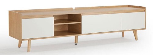 [LSC22DG005664] Miyako Wood Melamine TV Stand