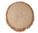 [LSG0093BY156A001] Hand-Woven Brown Tassel Rug
