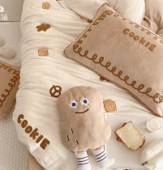 [LSG0116CS225A001] Coral Milky White Embroidered Bed Sheet