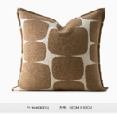 [LSG0127BY118C001] Cotton And Linen Orange Pillow 