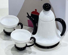 [LSG0127CF016H001] Ceramic 2 Cups And 1 Pot Tea Set