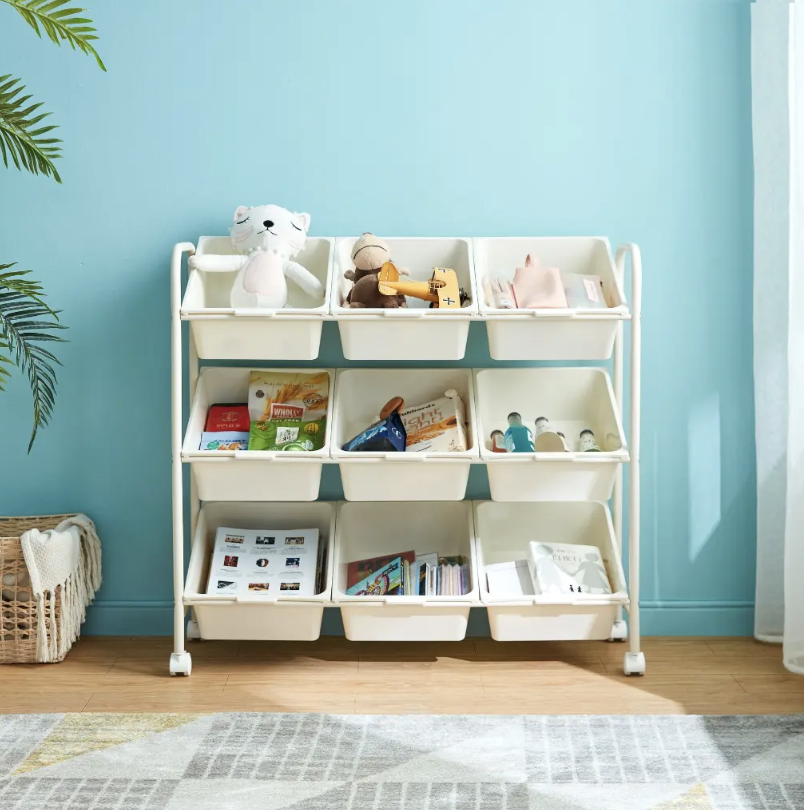 [LS292ZW62P5001] Clement 9-Grid Storage Shelf