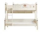 Nyvaris White Solid Wood Bunk Bed 