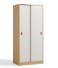 [LSC24YG017545] Oniro White Melamine Wardrobe Cabinet  