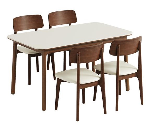 [LSC25ZH059395] Victoria Walnut Dining Table