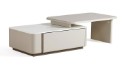 [LSC24CJ033953] Nira Light Gray Sintered Stone Coffee Table Set